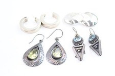 Sterling silver earrings for sale  LEEDS