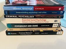 Criminology criminal psycholog for sale  BELFAST