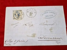 Storia postale milano usato  Vittoria
