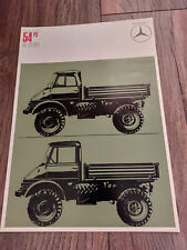 Brochure originale unimog usato  Spedire a Italy