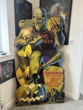 Iron Maiden Piece Of Mind Halloween Cardboard Display 1983 comprar usado  Enviando para Brazil