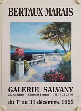 Affiche bertaux marais d'occasion  La Courtine