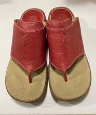 Sandália Tanga Feminina Rara Vintage Dr Martens Couro Vermelho 8B03 Tamanho EUA 7 Como Nova, usado comprar usado  Enviando para Brazil