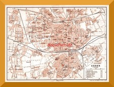 Essen histor stadtplan gebraucht kaufen  Leipzig
