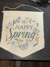 Happy spring embroidered for sale  Goshen