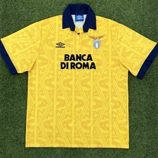 Rara Camisa/Camisa/Camiseta de Futebol Masculina Calcio 1992/94 Away Lazio, usado comprar usado  Enviando para Brazil