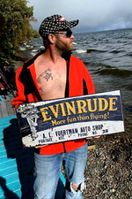 Vintage metal evinrude for sale  Ely