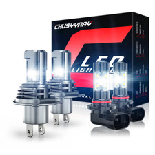 Kit de faróis de LED Hi/Lo Light + lâmpadas de neblina H4+9145 para Ford Focus 2003-2004 comprar usado  Enviando para Brazil