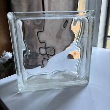 Bloco de vidro Pittsburgh Corning Decora 8x8x4 ondas transparentes com bordas fosco comprar usado  Enviando para Brazil