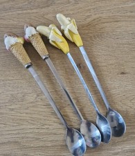 Vintage sundae spoons for sale  BEXLEYHEATH