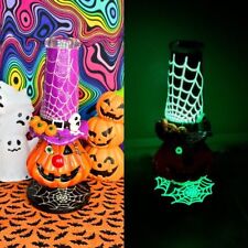 Usado, Cachimbo de água de vidro brilho no escuro bruxa abóbora BONG Halloween feminino fofo comprar usado  Enviando para Brazil