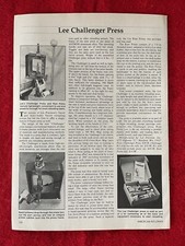 Lee challenger press for sale  Cleves