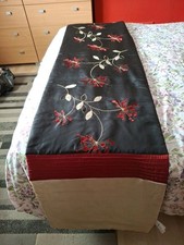 Bed runner red for sale  CHELTENHAM