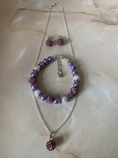 Purple white disco for sale  LONDON