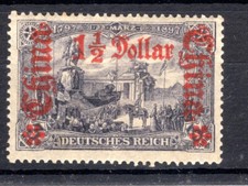 ALEMANHA PO's na China 1905 MI 46 US$ 1 1/2 castelo muito bom estado LM SELO RARO, usado comprar usado  Enviando para Brazil
