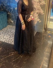 Indian black lehenga for sale  BIRMINGHAM