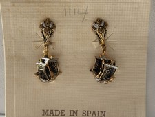 Damascene clip earrings for sale  Middletown
