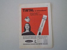 Advertising pubblicità 1958 usato  Salerno