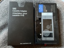 Cassette adaptor vhs for sale  PETERBOROUGH