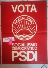 Manifesto politic psdi usato  Viterbo