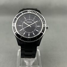 Fossil Zegarek damski ES-2443 Stella Czarny Ceramiczny Okrągły Srebrny Damski Nowy Bateria, używany na sprzedaż  Wysyłka do Poland