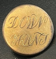Vintage hunt button for sale  LEEDS