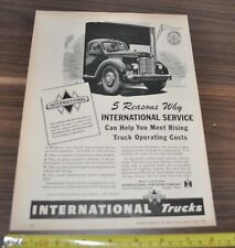 International Truck Ad 1946 Warner kit de cable de acoplamiento eléctrico segunda mano  Embacar hacia Argentina