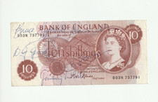 Ten shillings note for sale  SHIPLEY