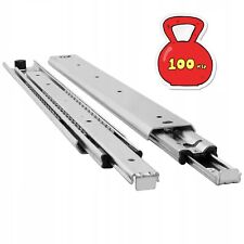 Corredores de rolamento de esferas resistentes extensão total 100kg 300mm-1100mm corredores de gaveta comprar usado  Enviando para Brazil