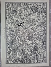 Uckfield print map for sale  EASTBOURNE