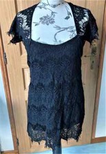 Robe dentelle noire d'occasion  Vaiges