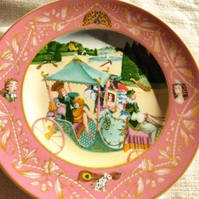 Assiette porcelaine décor d'occasion  Pluvigner