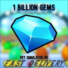 💎PS99 / Pet Simulator 99 1B Gems (1.000.000.000) | BARATO | Entrega rápida!💎 comprar usado  Enviando para Brazil