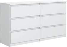 Commode blanc mat d'occasion  Expédié en France