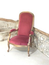 Fauteuil voltaire velour d'occasion  Rang-du-Fliers