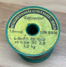 Röhrenlot lötzinn rolle gebraucht kaufen  Karlsruhe