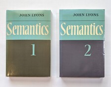 John lyons semantics for sale  Springville