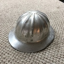 Usado, Forro de construção capacete de segurança vintage SuperLite EUA alumínio chapéu rígido metal comprar usado  Enviando para Brazil