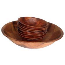 Vintage wood salad for sale  Woodbridge