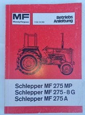 Massey Ferguson Betriebsanleitung für Schlepper MF 275 MP, MF 275 -8 G, MF  275, usado comprar usado  Enviando para Brazil