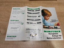 Minitrix spur prospekt gebraucht kaufen  Hofgeismar