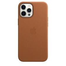 Original/Oficial Apple iPhone 12 Pro Max Leather Magsafe caso-Sela Marrom comprar usado  Enviando para Brazil