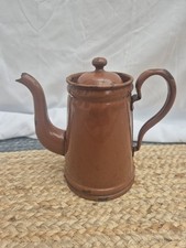 Vintage brown enamel for sale  STOKE-ON-TRENT