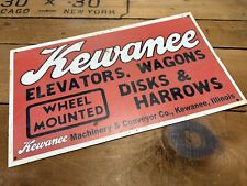 Vintage sign kewanee for sale  Louisville