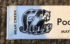 Vintage bear creek for sale  New York