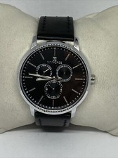 Relógio de pulso masculino Naviforce NF3001M couro preto analógico mostrador preto quartzo KS663 comprar usado  Enviando para Brazil
