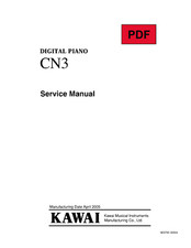 Kawai CN-3 Service Manual with Electronic Schematics comprar usado  Enviando para Brazil