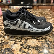 Nike Air Force 1 '07 QS esqueleto preto tamanho 9.5  comprar usado  Enviando para Brazil
