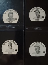 1976 Icee Drinks Cincinnati Reds conjunto de equipe 12 Johnny Bench Pete Rose alta qualidade! comprar usado  Enviando para Brazil