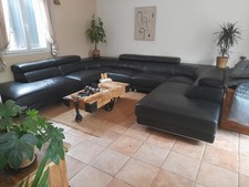 Canapé design noir d'occasion  Rousset
